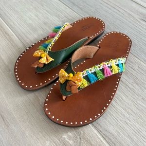 Girls handmade sandals size 1.5/2
